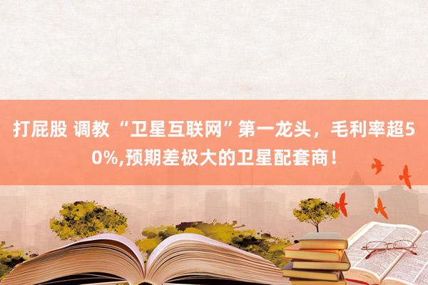 打屁股 调教 “卫星互联网”第一龙头，毛利率超50%，预期差极大的卫星配套商！